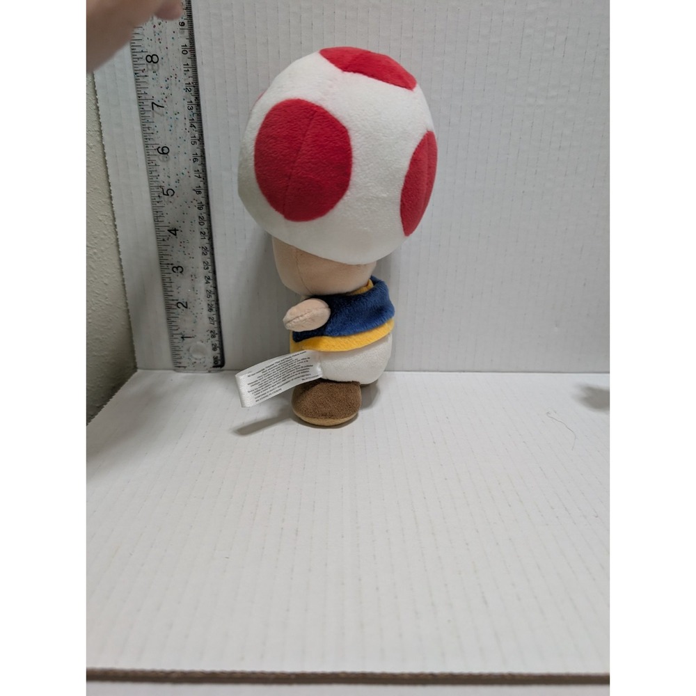 Little Buddy Super Mario Toad 7" Plush 2017 Nintendo - Picture 4 of 10